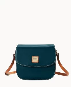 Wexford Leather Saddle Crossbody Black -Online Sale Dooney & Bourke B2430G JKXFPANA