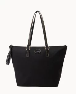 Nylon Tobi Tote Black Black