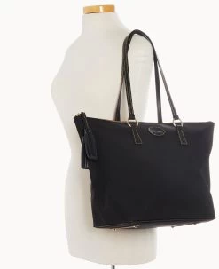 Nylon Tobi Tote Black Black -Online Sale Dooney & Bourke B2431G INBLPABL ALT4 1