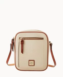 Pebble Grain Camera Crossbody White 35 Pebble Grain Camera Crossbody White -Online Sale Dooney & Bourke B2432G AWBOPATN