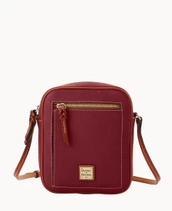 Pebble Grain Camera Crossbody White 36 Pebble Grain Camera Crossbody White -Online Sale Dooney & Bourke B2432G AWBXPATN