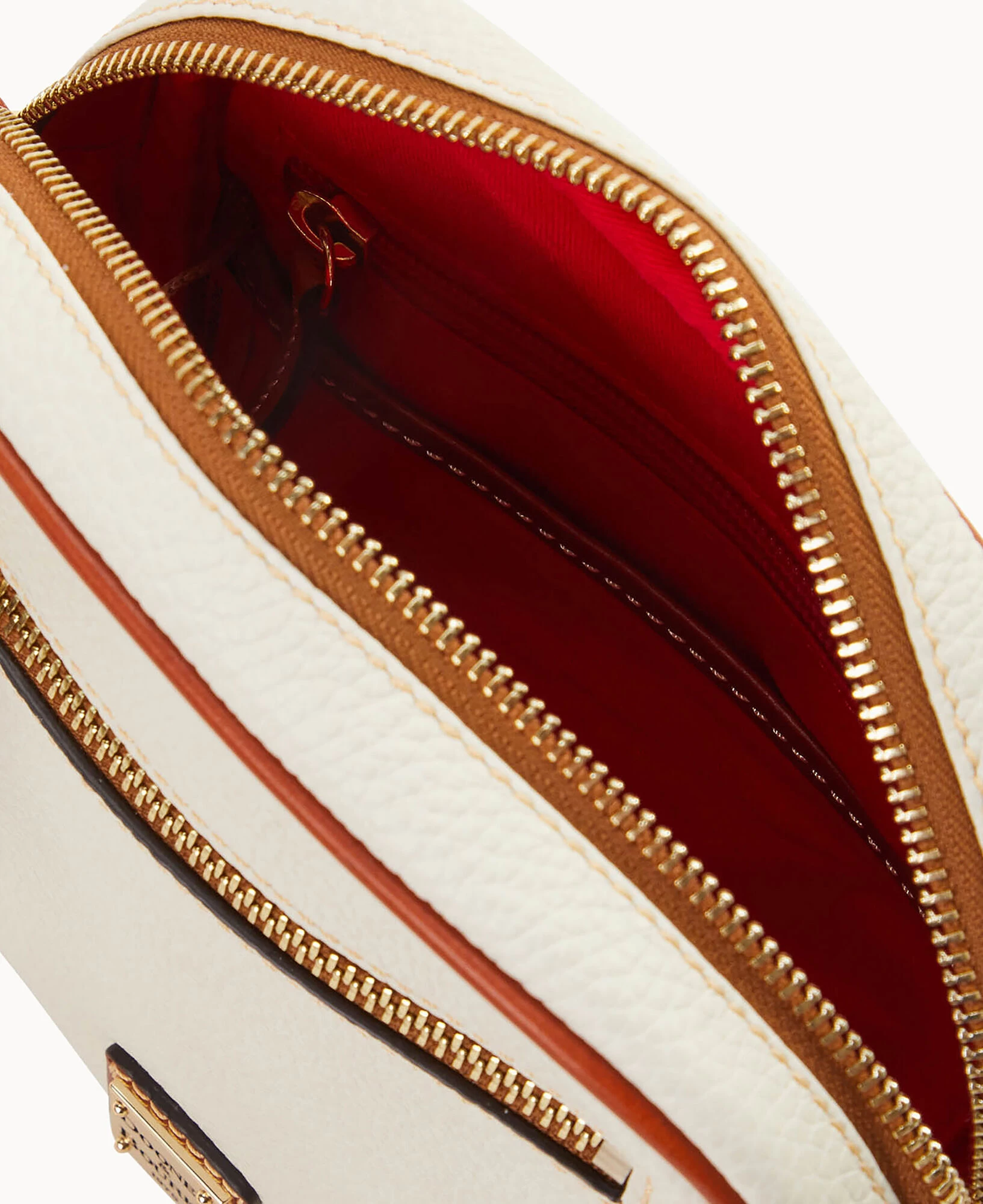 Pebble Grain Camera Crossbody White 6 Pebble Grain Camera Crossbody White - Image 4