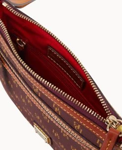 Gretta Letter Carrier Bordeaux -Online Sale Dooney & Bourke B2722G NGBXPATN ALT2 1