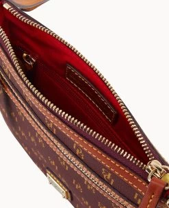 Gretta Letter Carrier Bordeaux -Online Sale Dooney & Bourke B2722G NGBXPATN ALT2