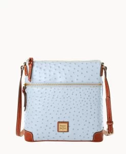 Ostrich Crossbody Plum Wine -Online Sale Dooney & Bourke B3264G OT3FPATN