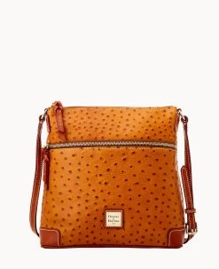 Ostrich Crossbody Plum Wine -Online Sale Dooney & Bourke B3264G OTTNPATN