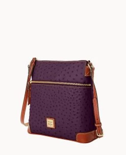 Ostrich Crossbody Plum Wine -Online Sale Dooney & Bourke B3264G OTXPPATN ALT1 1