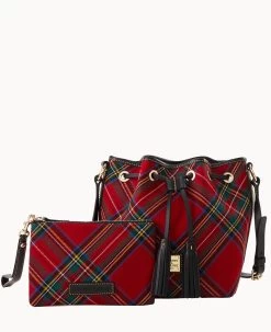 Tartan Serena Crossbody Red -Online Sale Dooney & Bourke B4129G TTRDPABL ALT3