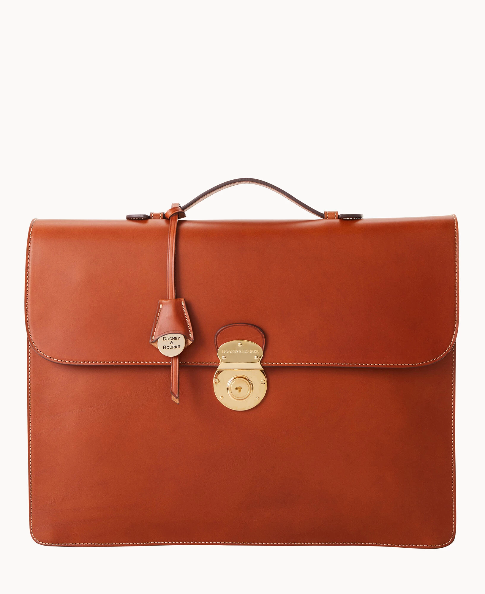 Alto Small Gusset Briefcase Saddle 11 Alto Small Gusset Briefcase Saddle - Image 9