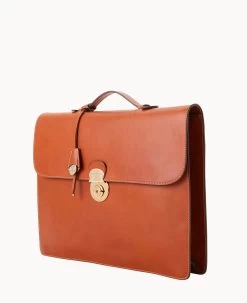 Alto Small Gusset Briefcase Saddle 17 Alto Small Gusset Briefcase Saddle -Online Sale Dooney & Bourke B6221G TVSATVSA ALT1 1