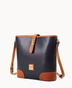 Wexford Leather Crossbody Bucket Midnight Blue -Online Sale Dooney & Bourke B9061G JKMDPANA ALT1 1