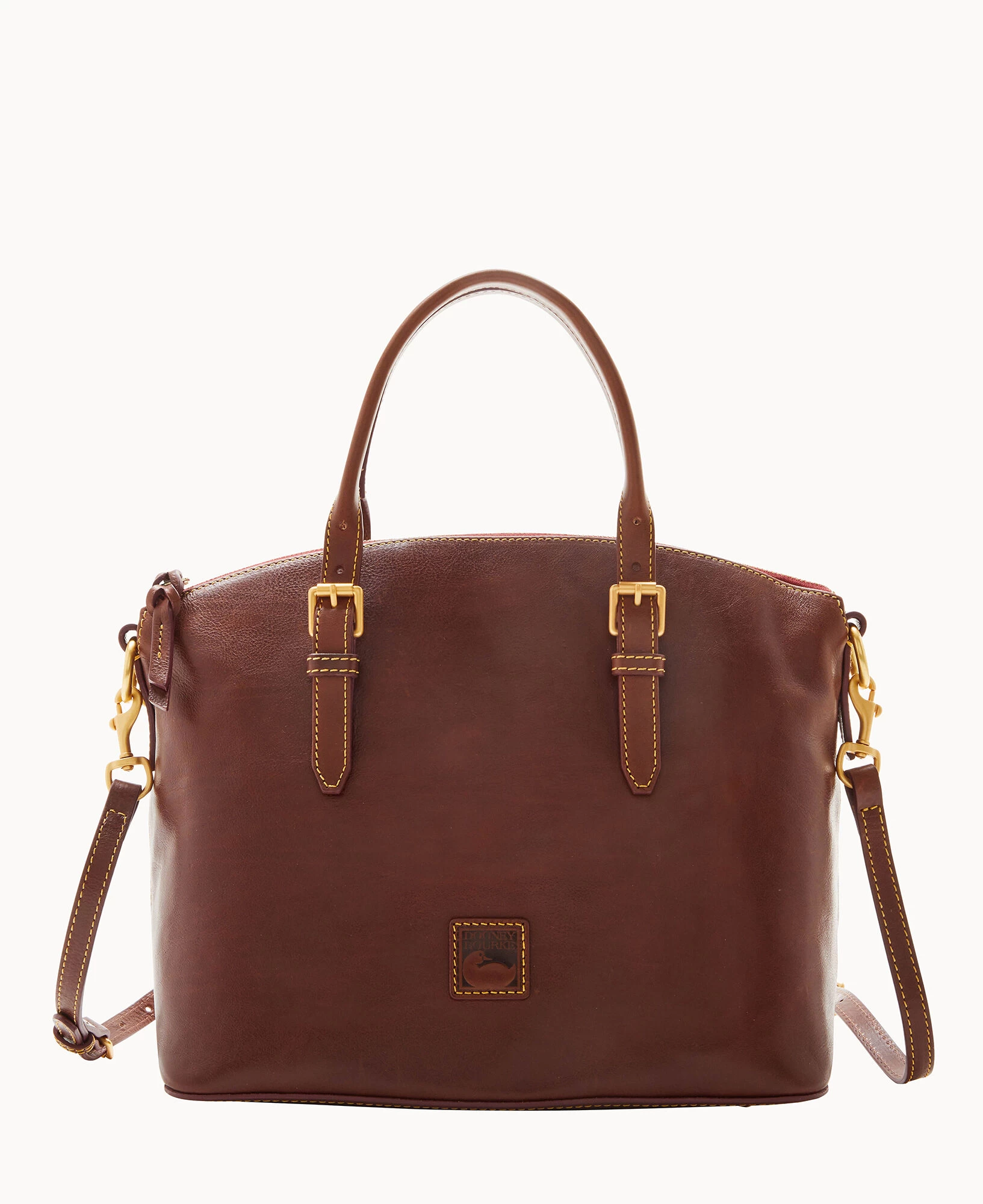 Florentine Domed Satchel Chestnut 17 Florentine Domed Satchel Chestnut - Image 15