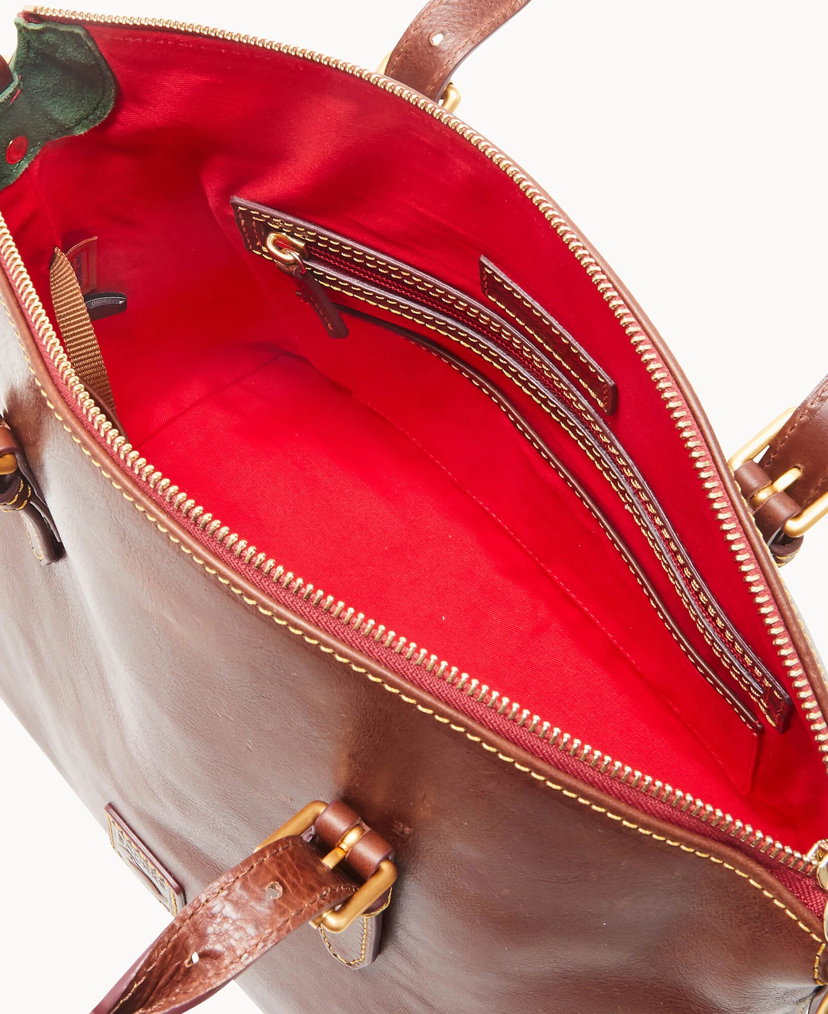 Florentine Domed Satchel Chestnut 6 Florentine Domed Satchel Chestnut - Image 4