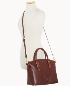 Florentine Domed Satchel Chestnut 31 Florentine Domed Satchel Chestnut -Online Sale Dooney & Bourke B9062D SCCSSCCS ALT4 1