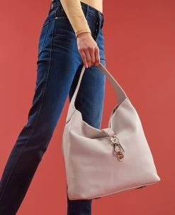 Belvedere Logo Lock Shoulder Bag Brown Tmoro -Online Sale Dooney & Bourke BBELV0882 ILD lifestyle 1