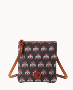 Collegiate Ohio State University Small North South Top Zip Crossbody Ohio State -Online Sale Dooney & Bourke BL370G AABLPATNOHST 1
