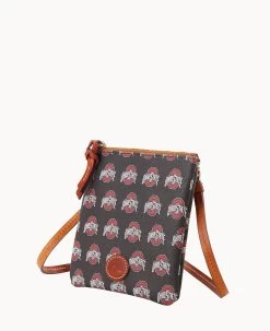 Collegiate Ohio State University Small North South Top Zip Crossbody Ohio State -Online Sale Dooney & Bourke BL370G AABLPATNOHST ALT1 1