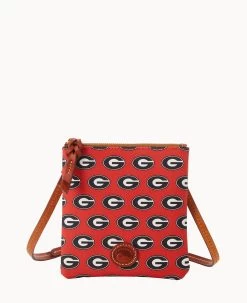 Collegiate University Of Georgia Small North South Top Zip Crossbody University Of Georgi -Online Sale Dooney & Bourke BL370G AARDPATNGEA0 2