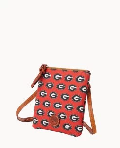 Collegiate University Of Georgia Small North South Top Zip Crossbody University Of Georgi -Online Sale Dooney & Bourke BL370G AARDPATNGEA0 ALT1 1
