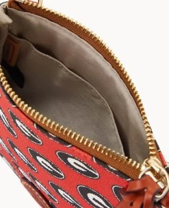 Collegiate University Of Georgia Small North South Top Zip Crossbody University Of Georgi -Online Sale Dooney & Bourke BL370G AARDPATNGEA0 ALT2