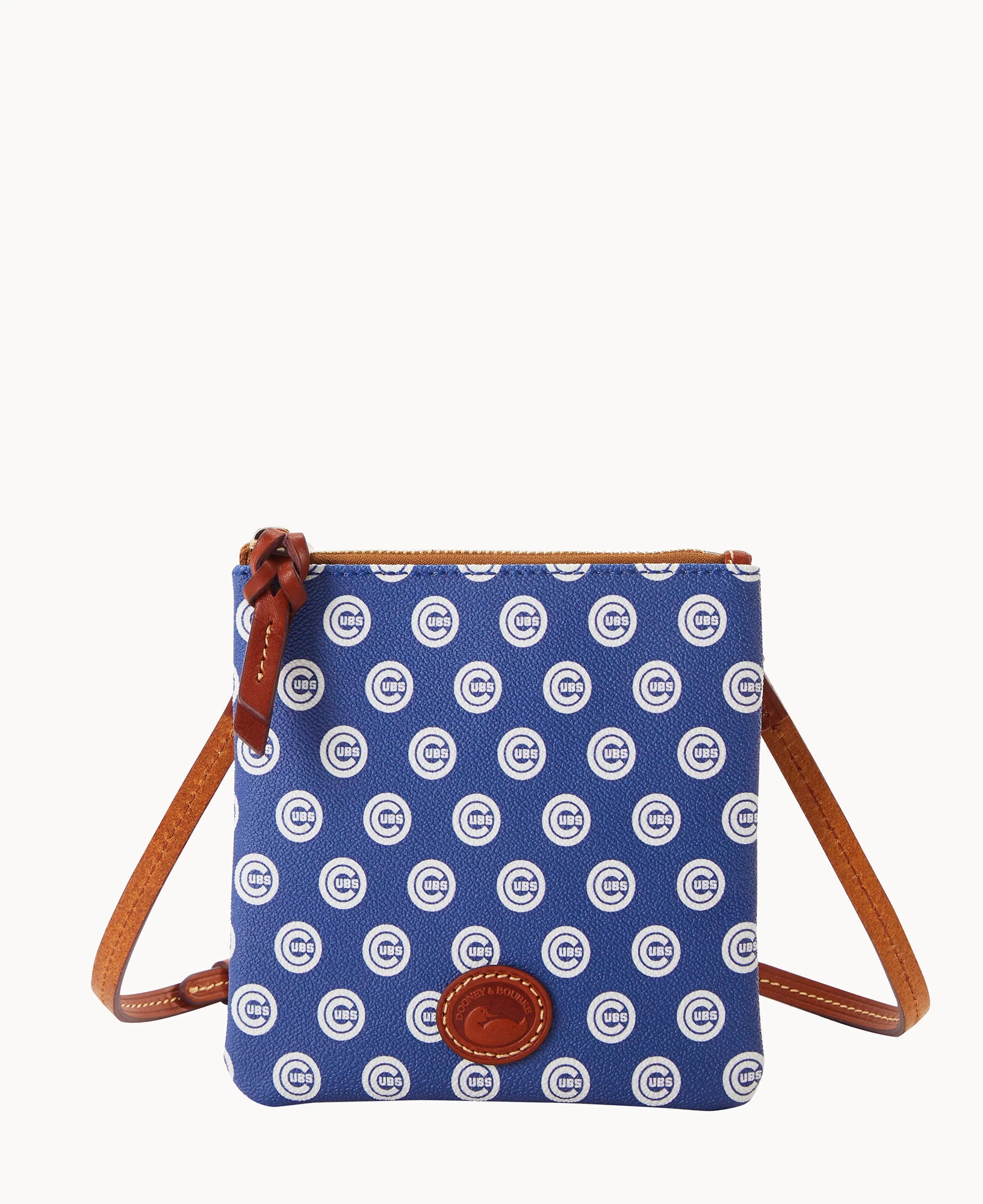 MLB Cubs Small North South Top Zip Crossbody Cubs 3 MLB Cubs Small North South Top Zip Crossbody Cubs