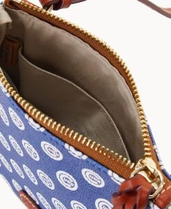 MLB Cubs Small North South Top Zip Crossbody Cubs 13 MLB Cubs Small North South Top Zip Crossbody Cubs -Online Sale Dooney & Bourke BL370G MJBUPATNCUBS ALT2