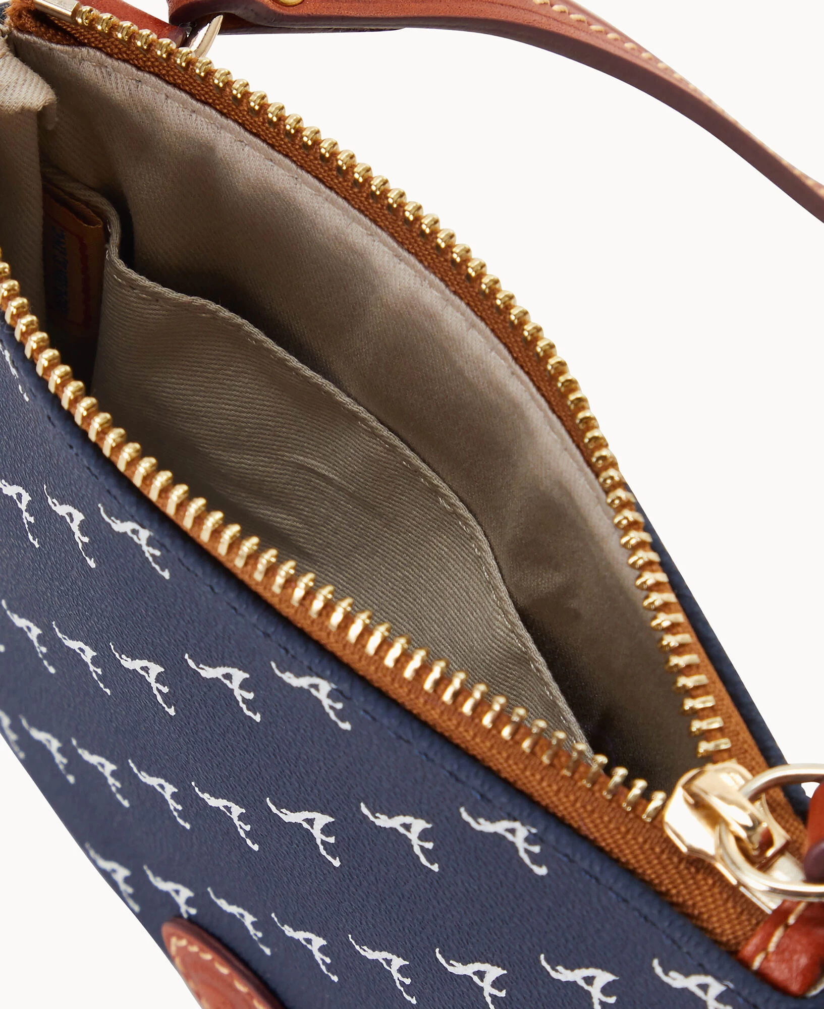 MLB Braves Small North South Top Zip Crossbody Braves 5 MLB Braves Small North South Top Zip Crossbody Braves - Image 3