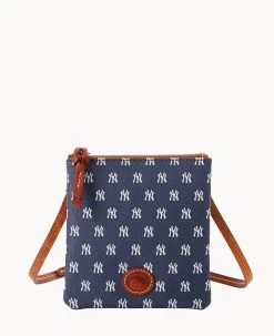MLB Yankees Small North South Top Zip Crossbody Yankees -Online Sale Dooney & Bourke BL370G MJNVPATNYANK 1