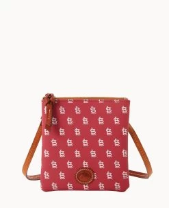 MLB Cardinals Small North South Top Zip Crossbody Cardinals -Online Sale Dooney & Bourke BL370G MJRDPATNCDNL 2