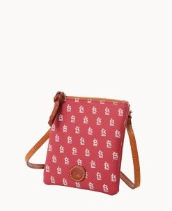 MLB Cardinals Small North South Top Zip Crossbody Cardinals -Online Sale Dooney & Bourke BL370G MJRDPATNCDNL ALT1 1