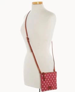 MLB Phillies Small North South Top Zip Crossbody Phillies 14 MLB Phillies Small North South Top Zip Crossbody Phillies -Online Sale Dooney & Bourke BL370G MJRDPATNPHLI ALT4