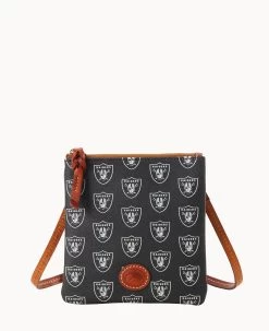 NFL Raiders Small North South Top Zip Crossbody Raiders 15 NFL Raiders Small North South Top Zip Crossbody Raiders -Online Sale Dooney & Bourke BL370G NJBLPATNRAID 1