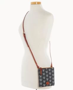 NFL Raiders Small North South Top Zip Crossbody Raiders 14 NFL Raiders Small North South Top Zip Crossbody Raiders -Online Sale Dooney & Bourke BL370G NJBLPATNRAID ALT4