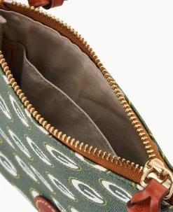 NFL Packers Small North South Top Zip Crossbody Packers -Online Sale Dooney & Bourke BL370G NJGRPATNPCKR ALT2