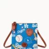 MLB Dodgers Small N S Top Zip Crossbody Dodgers -Online Sale Dooney & Bourke BL370G QUBUPATNDODG