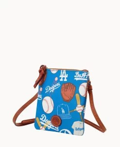 MLB Dodgers Small N S Top Zip Crossbody Dodgers -Online Sale Dooney & Bourke BL370G QUBUPATNDODG ALT1