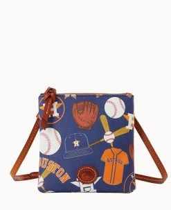 MLB Astros Small N S Top Zip Crossbody Astros 15 MLB Astros Small N S Top Zip Crossbody Astros -Online Sale Dooney & Bourke BL370G QUNVPATNASTO 1