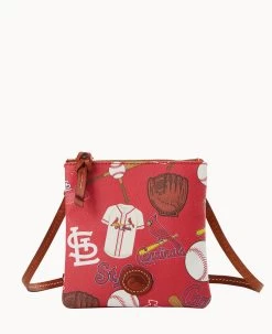 MLB Cardinals Small N S Top Zip Crossbody Cardinals 19 MLB Cardinals Small N S Top Zip Crossbody Cardinals -Online Sale Dooney & Bourke BL370G QURDPATNCDNL 2