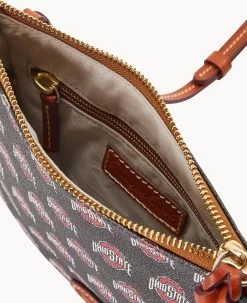 Collegiate Ohio State University North South Top Zip Crossbody Ohio State 13 Collegiate Ohio State University North South Top Zip Crossbody Ohio State -Online Sale Dooney & Bourke BL371G AABLPATNOHST ALT2