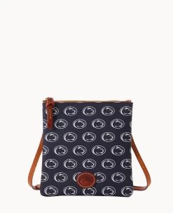 Collegiate Penn State University North South Top Zip Crossbody Penn State
