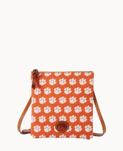 Collegiate Clemson University North South Top Zip Crossbody Clemson -Online Sale Dooney & Bourke BL371G AAORPATNCLM0 2