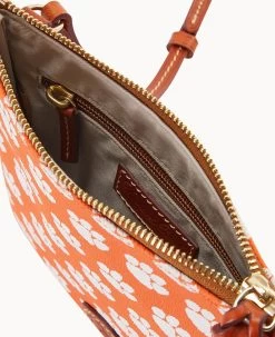 Collegiate Clemson University North South Top Zip Crossbody Clemson -Online Sale Dooney & Bourke BL371G AAORPATNCLM0 ALT2