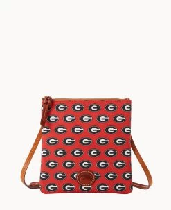 Collegiate University Of Georgia North South Top Zip Crossbody University Of Georgi -Online Sale Dooney & Bourke BL371G AARDPATNGEA0 2