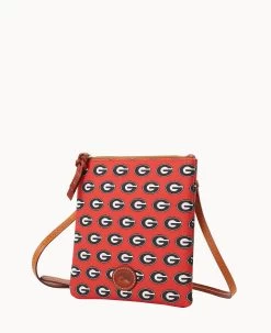 Collegiate University Of Georgia North South Top Zip Crossbody University Of Georgi -Online Sale Dooney & Bourke BL371G AARDPATNGEA0 ALT1 1