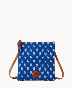 MLB Mets North South Top Zip Crossbody Mets -Online Sale Dooney & Bourke BL371G MJBUPATNMETS 2