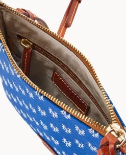 MLB Mets North South Top Zip Crossbody Mets -Online Sale Dooney & Bourke BL371G MJBUPATNMETS ALT2
