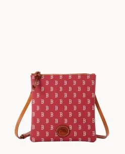 MLB Red Sox North South Top Zip Crossbody Red Sox -Online Sale Dooney & Bourke BL371G MJRDPATNRDSX 1