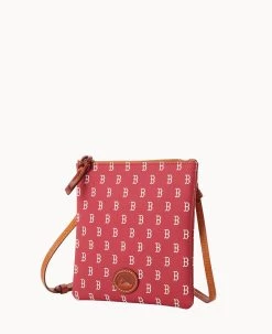 MLB Red Sox North South Top Zip Crossbody Red Sox -Online Sale Dooney & Bourke BL371G MJRDPATNRDSX ALT1