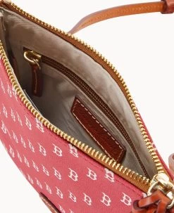 MLB Red Sox North South Top Zip Crossbody Red Sox -Online Sale Dooney & Bourke BL371G MJRDPATNRDSX ALT2