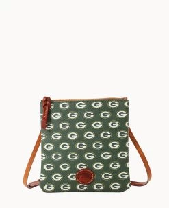 NFL Packers North South Top Zip Crossbody Packers 19 NFL Packers North South Top Zip Crossbody Packers -Online Sale Dooney & Bourke BL371G NJGRPATNPCKR 2